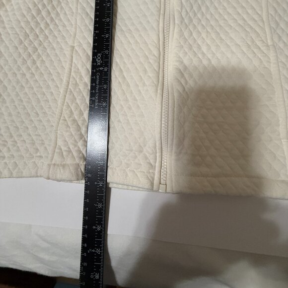 Windham Harbour Women's Winter White Sleeveless Zip Up Jacket/Vest Size XL - Picture 4 of 6